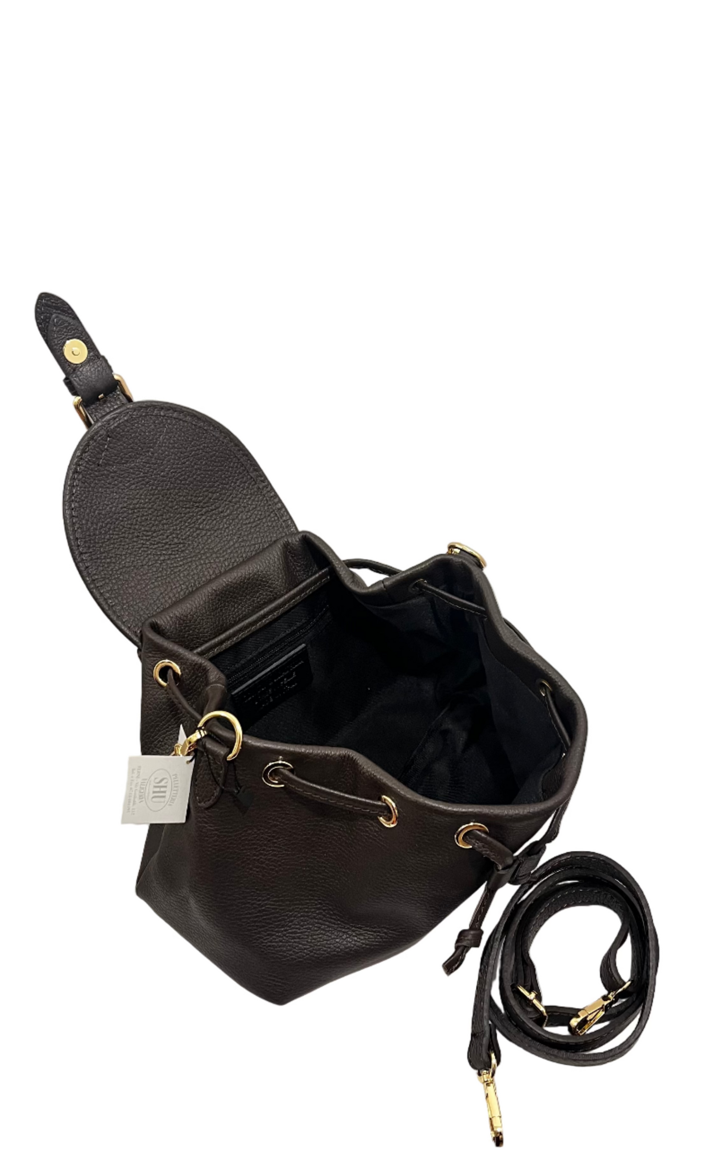 Borsa pochette in pelle Shu