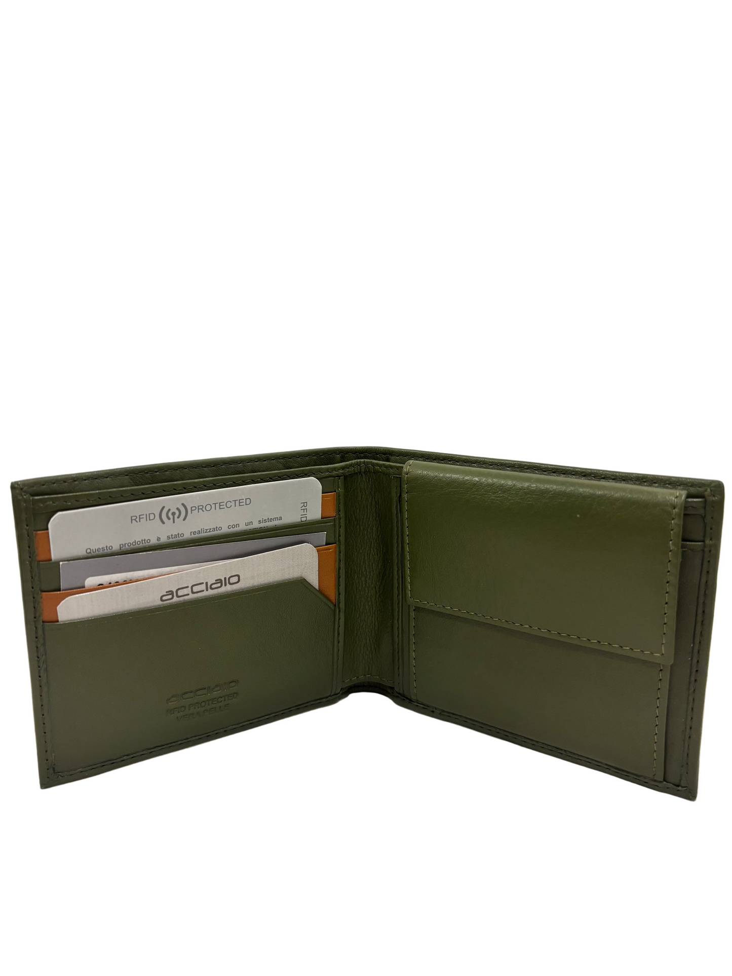 Portafoglio uomo Acciaio